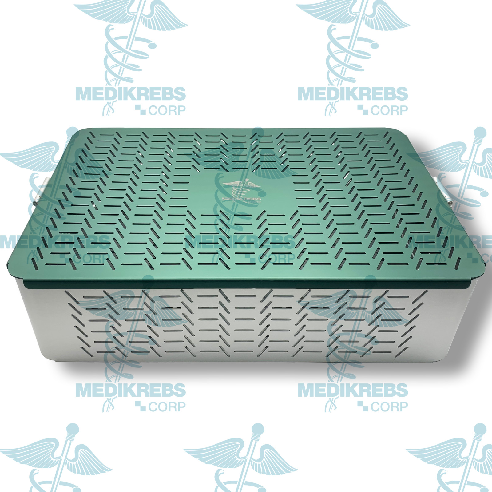 Aluminum Sterilization Tray Case 18″x12″x5″ (45 x 30 x 12 cm) Surgical