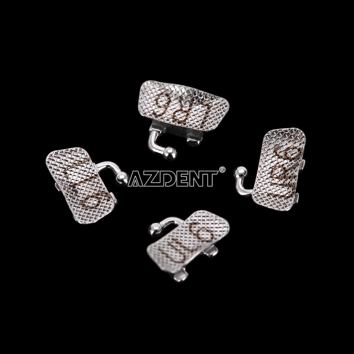 AZDENT Dental Orthodontic Buccal Tube 1st Molar Roth .022″ Bondable Convertible