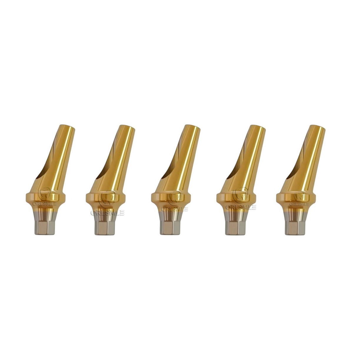 20Pcs Dental Angled abutment 17° with Screw Fits Hiossen Osstem TS Mini Regular