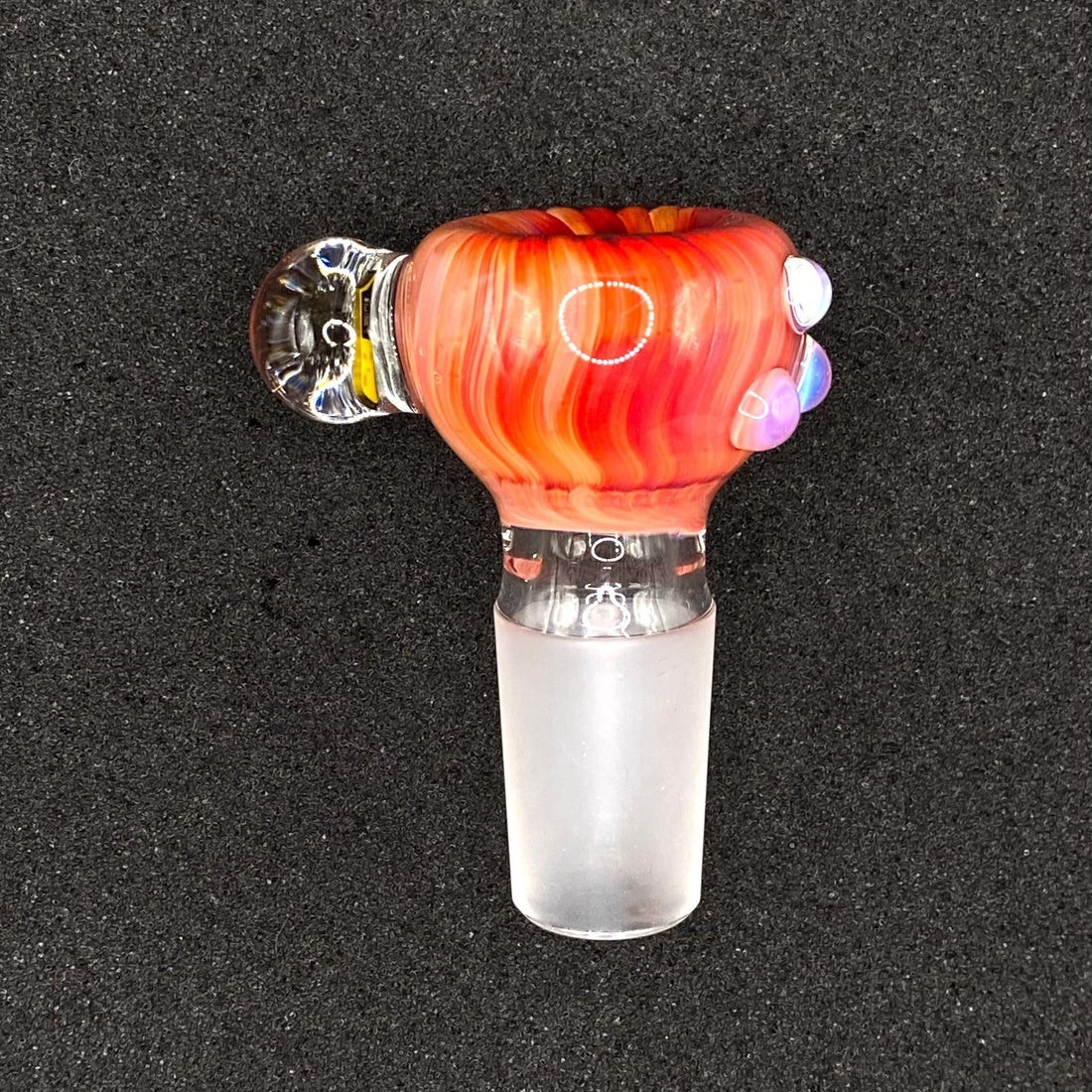 18mm Single Hole Glass Bowl Slide – Gameboy Color