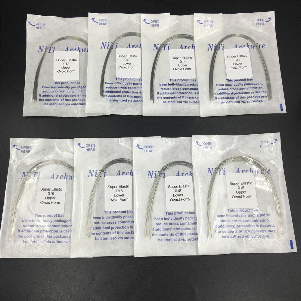 Dental Orthodontic Braces Kit – 0.022 Roth Brackets NiTi Arch Wire Ligature Ties