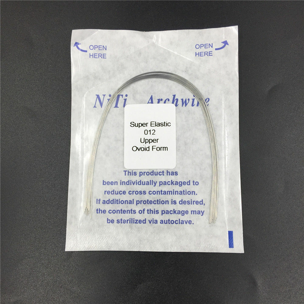 Dental Orthodontic Kit Bracket Roth 022 Elastics Arch Wire NiTi Ligature Ties