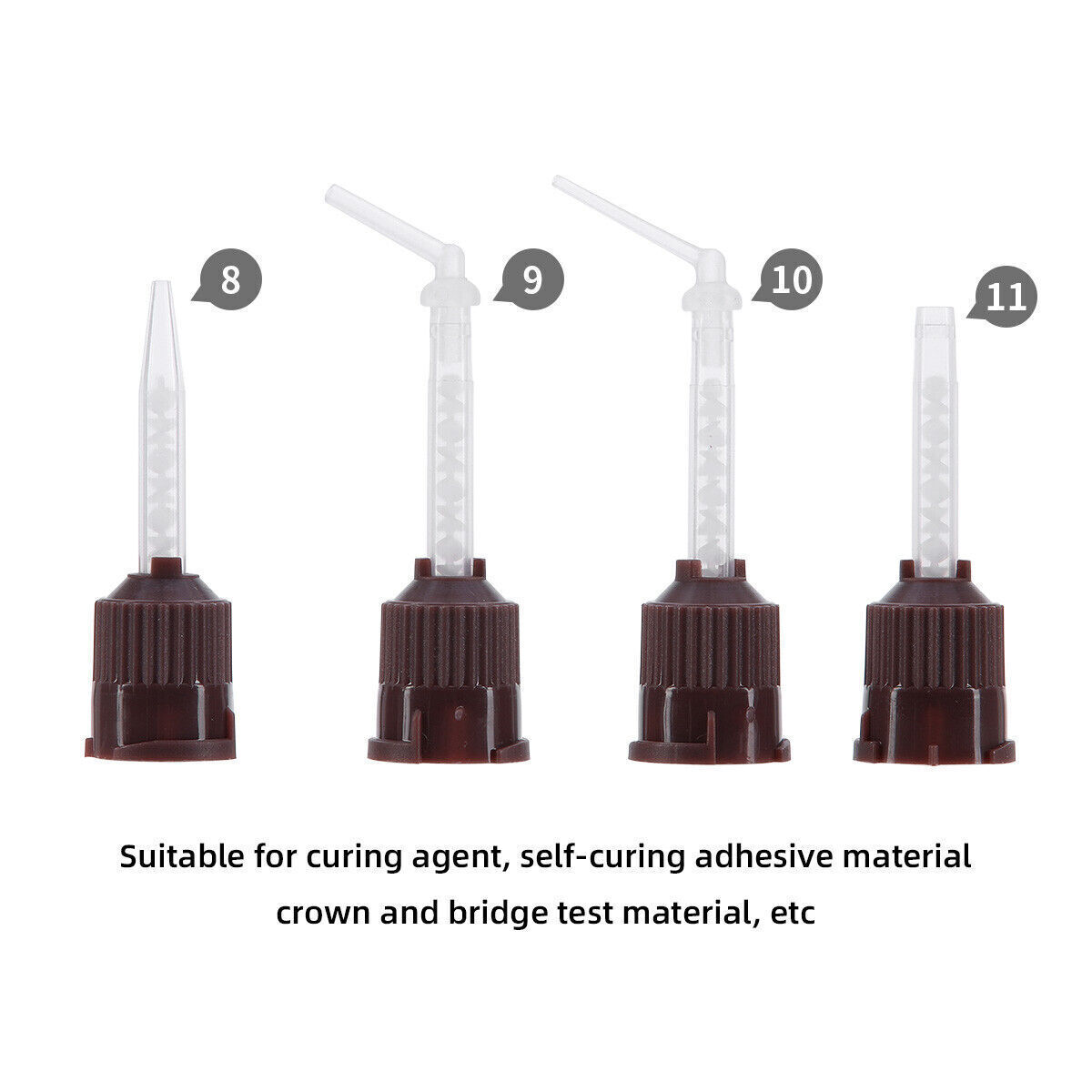 50Pcs Dental Intraoral Mixing Tips for Impression Material/ Crown&Bridge/Cements