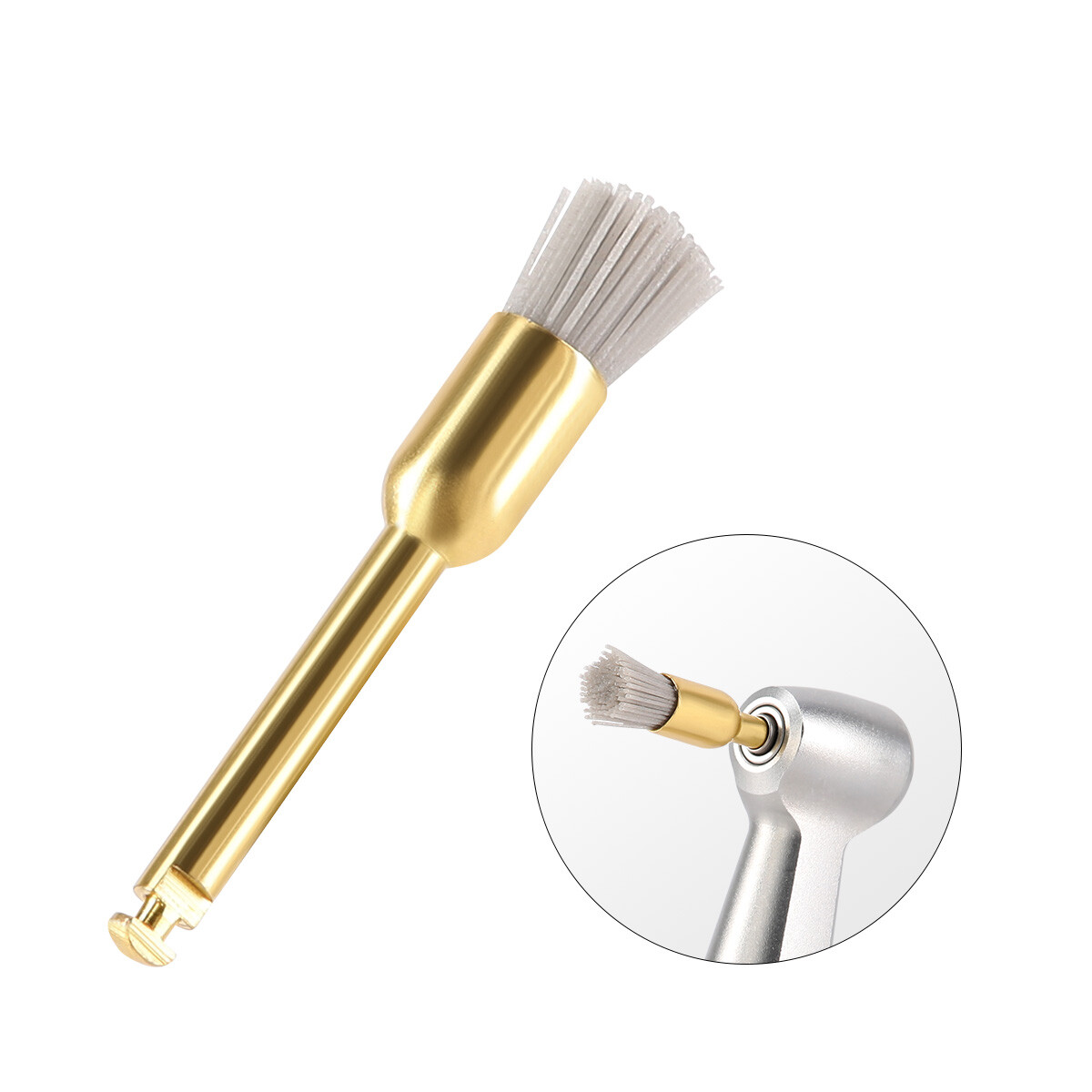Dental Composite Polishing Brush Stain Removal Aluminium Oxide/Silicon Carbide