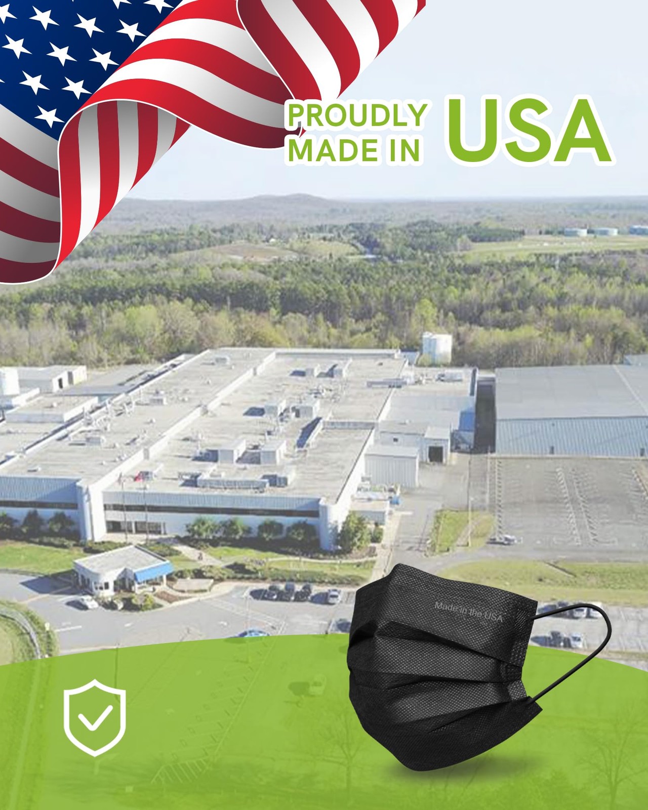 Made in USA Disposable Face Masks, 4-Ply ASTM Level 3 Medical Grade, FSA/HSA …