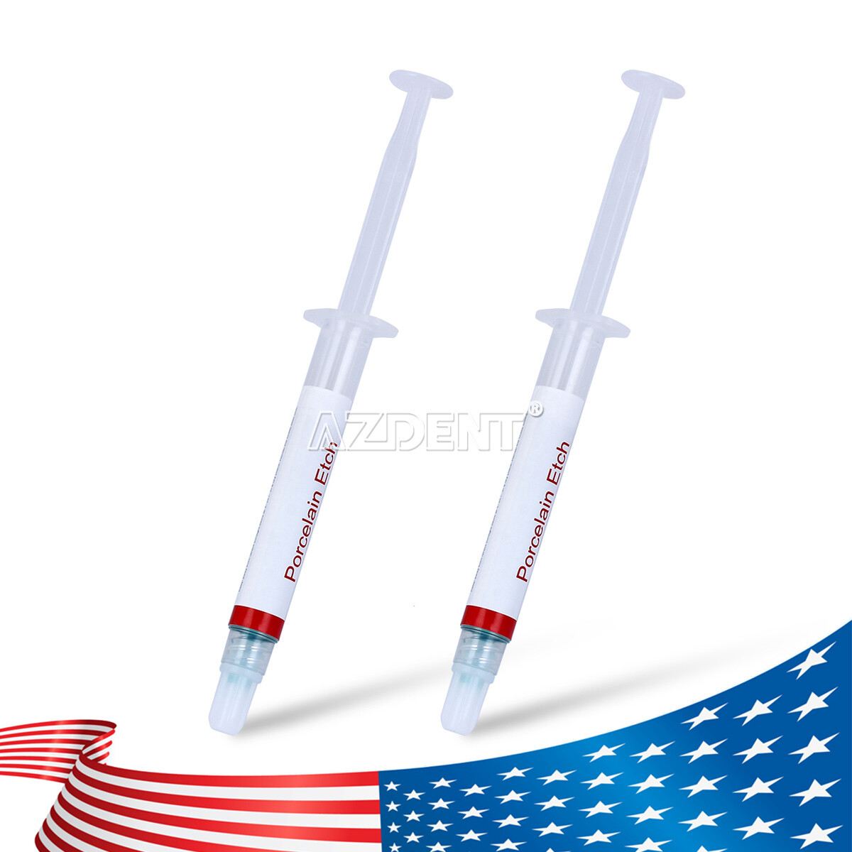 Dentex Dental Etch Porcelain Etch Gel 9.5% Hydrofluoric Acid Etchant 2.5ml