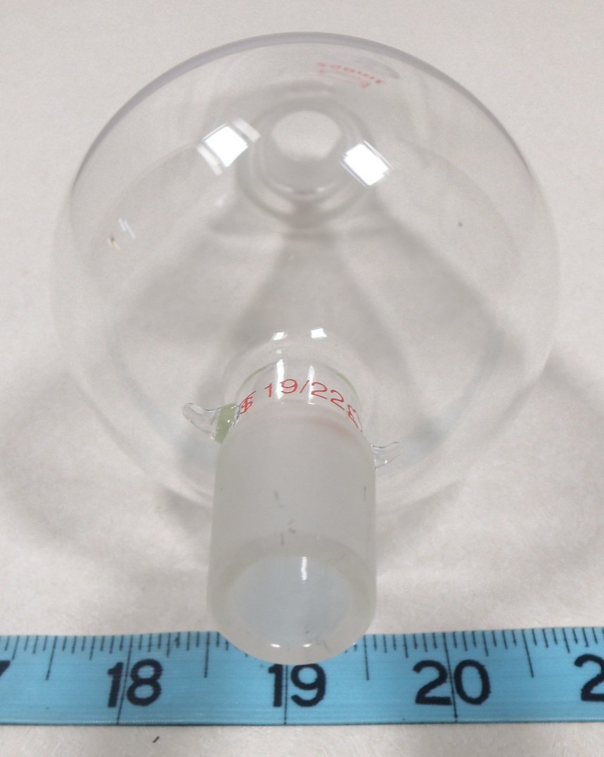 Lot of 3 Kuderna Danish Evaporator Concentrator Flasks 250ml & 500mL Lab Glass