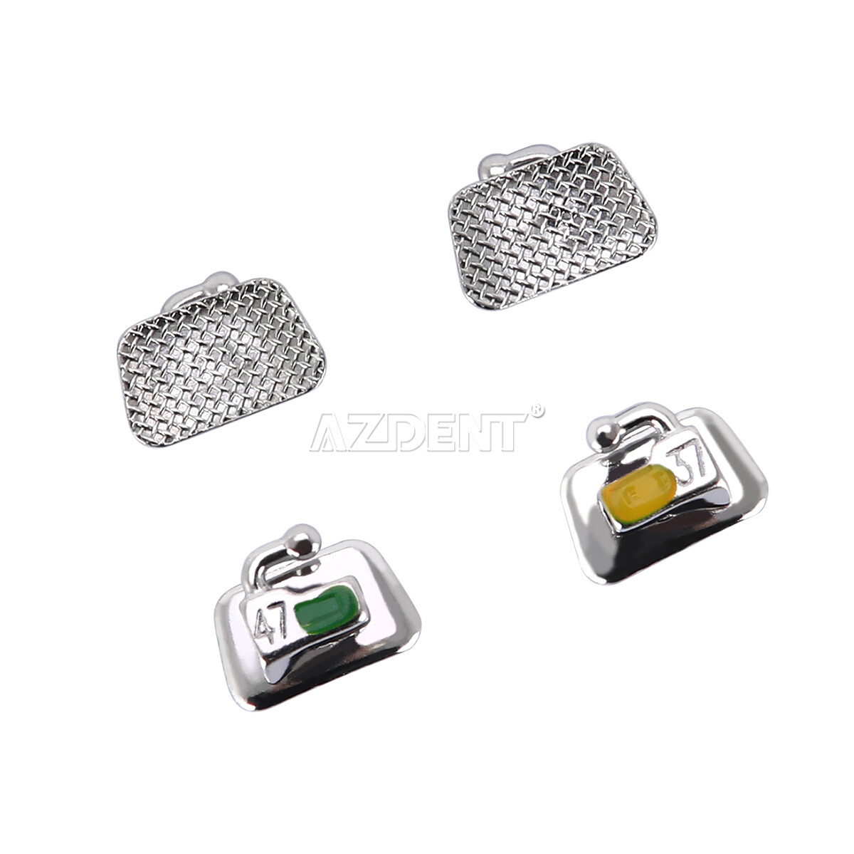 40 PCS Dental Orthodontic Buccal Tubes 2nd Molar Bondable Non-Conv Roth.022