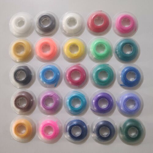 Dental Orthodontic Elastic Rubber Power Chain Braces Bands 3 Size 25 Color