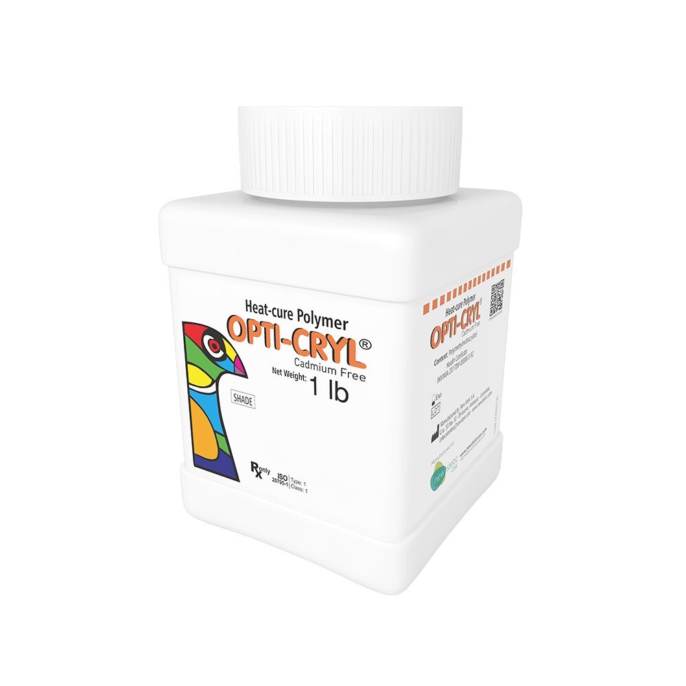 Opti-Cryl Heat Curing Acrylic Powder – Original Shade – 1 lb