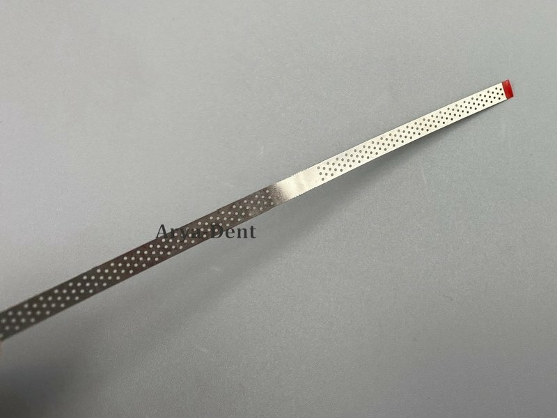 Dental Metal Polishing Stick Polish Strips Single Side Diamond Sanding w holes