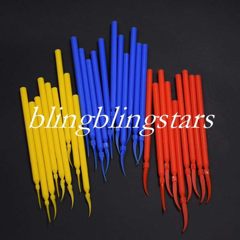 Dental Integrated Interdental Plastic Wedges With Long Handle Poly 3 Sizes