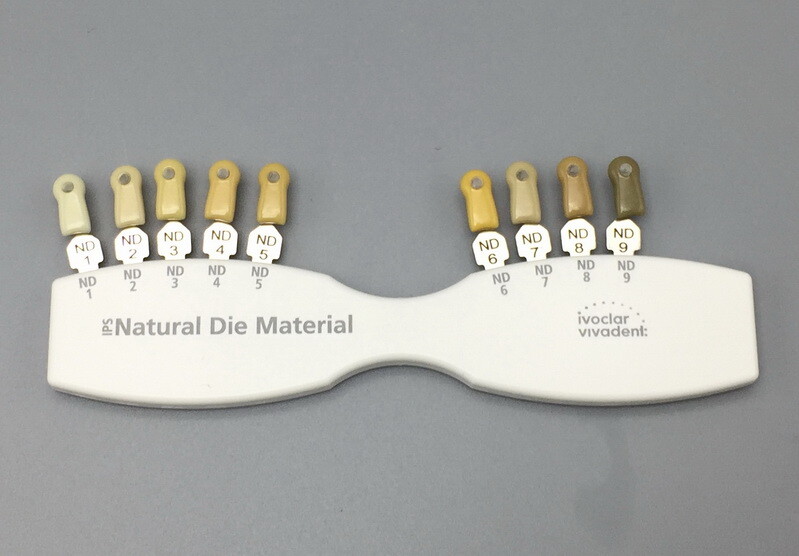 Ivoclar Vivadent Dental Teeth Bleaching Shade Guide ND 9 A-D 20 IPS Natural Die