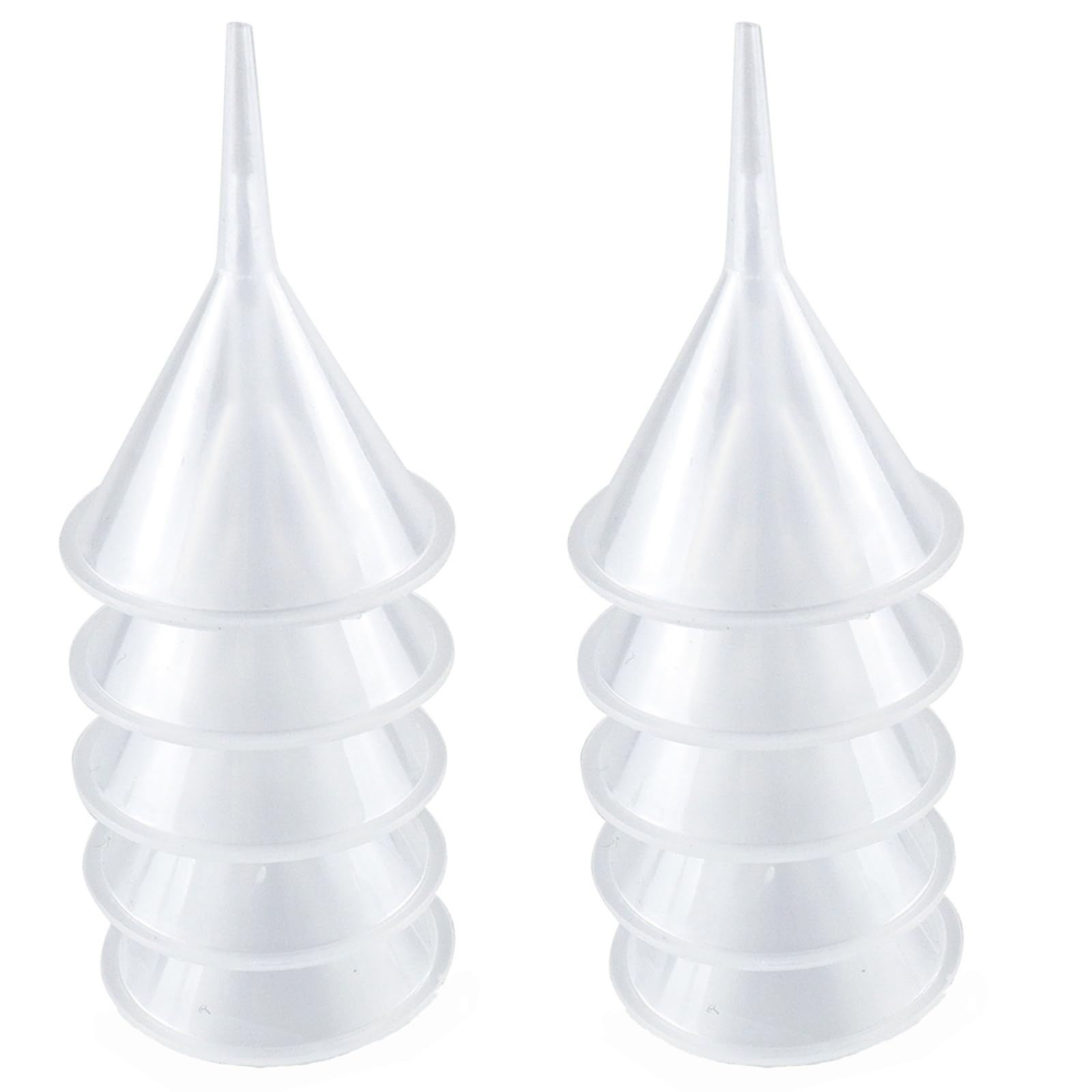 Mini Funnel 10 Pcs Kitchen Use Funnels Small Narrow Neck Plastic Urn Filling Too
