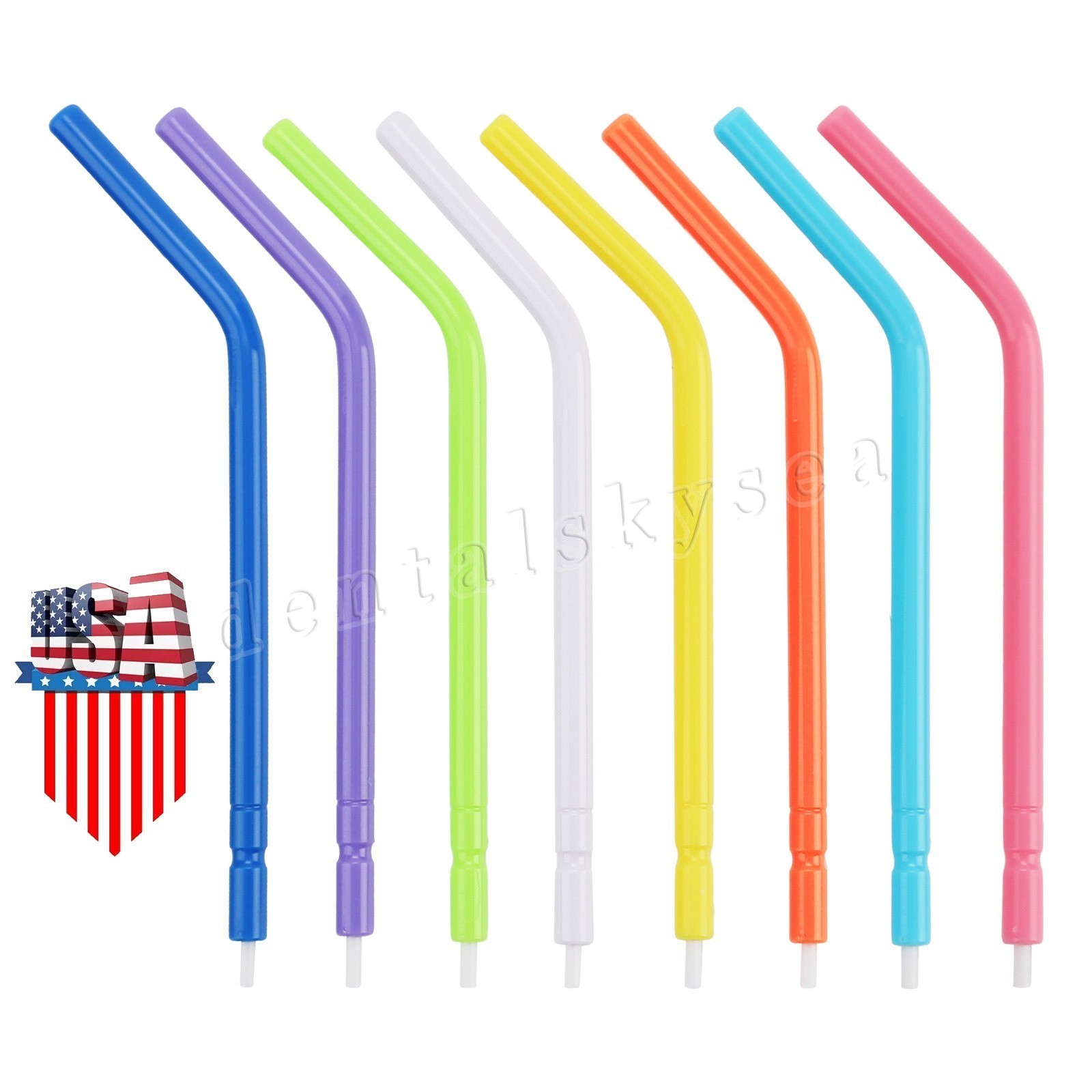 250 pcs Disposable Air Water Syringe Tips with cores High Quality Free Return