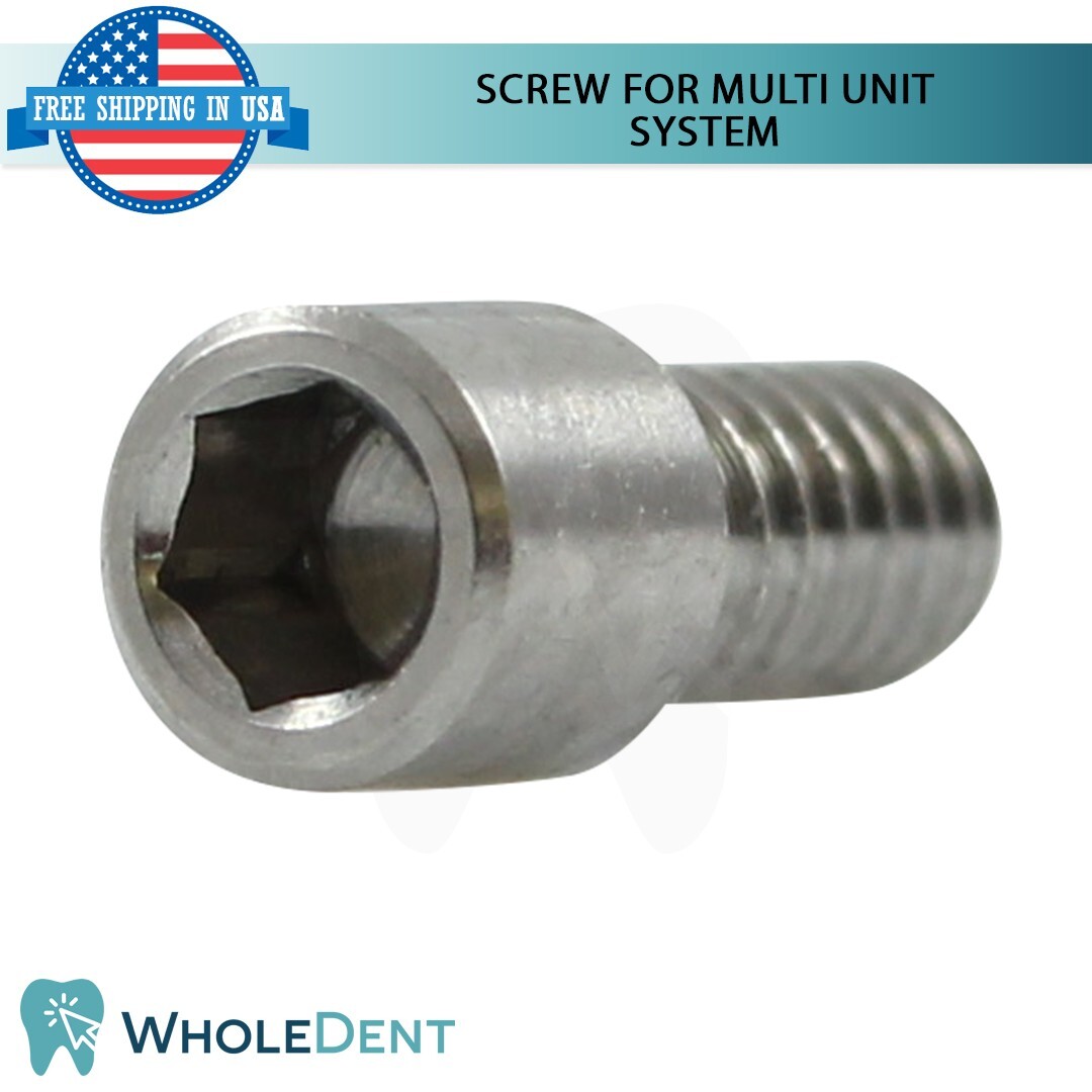 10X Titanium Screws For Straight & Angulated Multi Unit 1.6 Abutment Dental