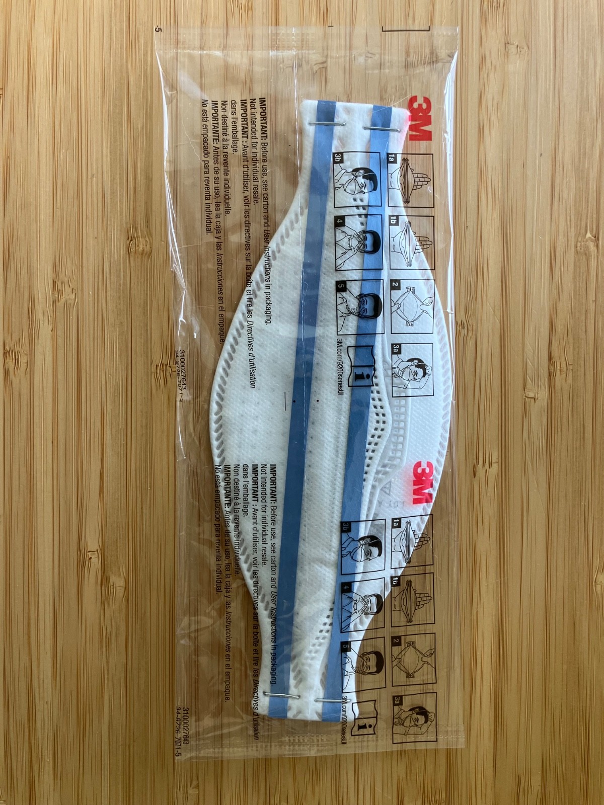 3M Aura 9205 N95 Particulate Respirator Face Mask (lot of 50) USA. Sealed