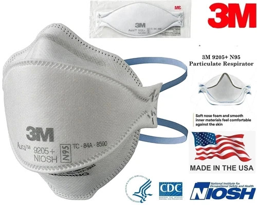 3M Aura 9205 N95 Particulate Respirator Face Mask * Choose Quantity *
