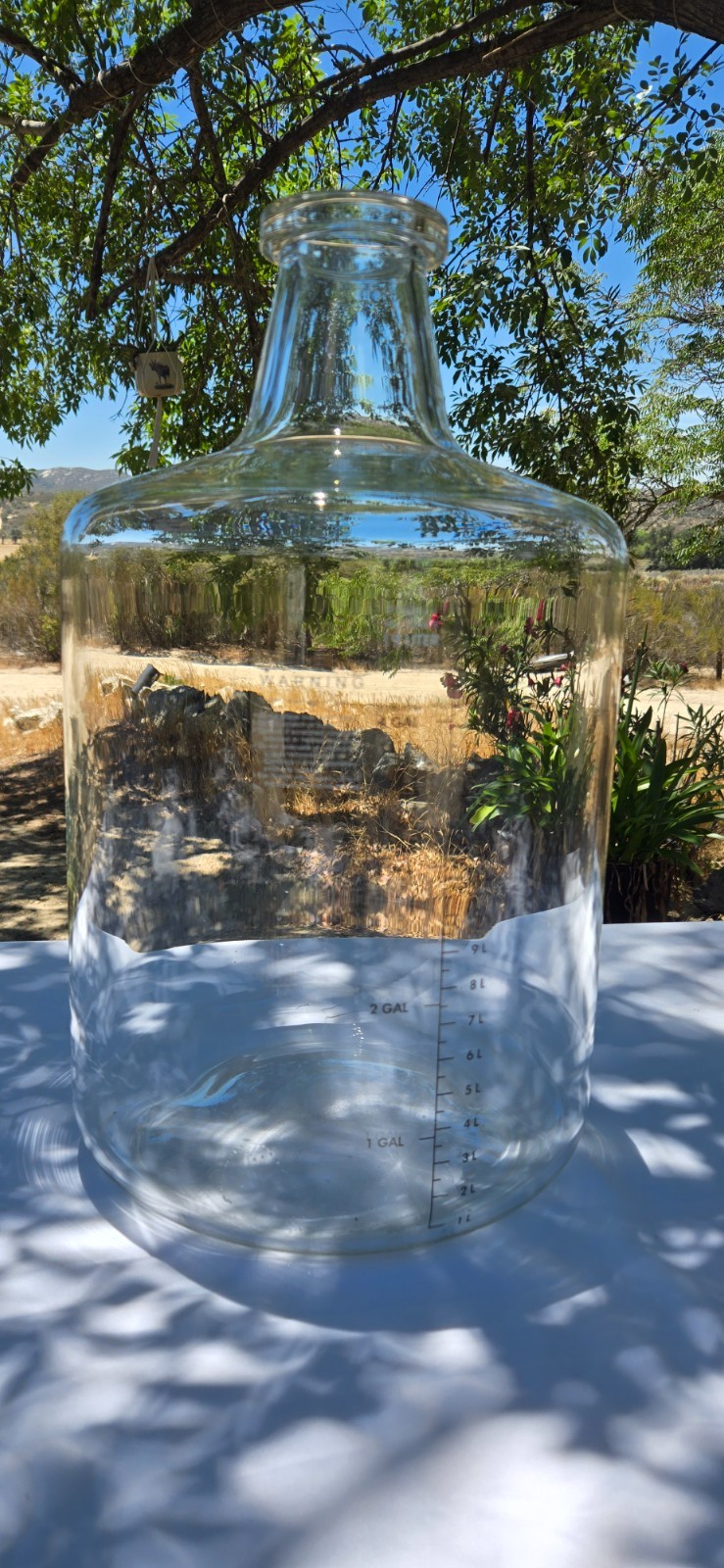 PYREX #1596-5 5G 19L Carboy Solution Chem Bottle Tooled Neck 5 Gallon England B