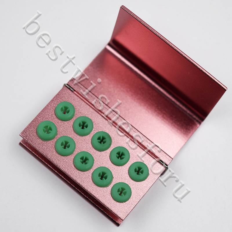 Dental Clinic Speed Carbide Burs FG RA Latch Type With 10 Silicon Block Holder