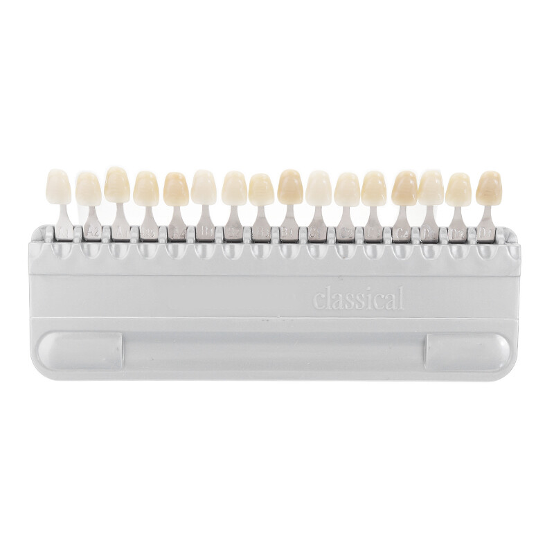 Shade Guide Dental Dentist Materials 16 Colors Shade Guide Teeth