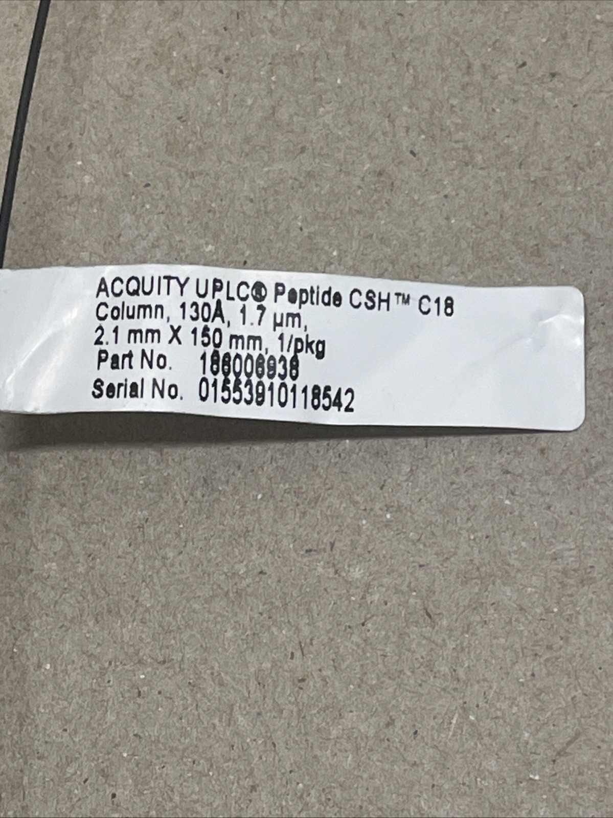 Waters ACQUITY 186006938 BEH Peptide CSH C18 1.7um, 2.1x150mm