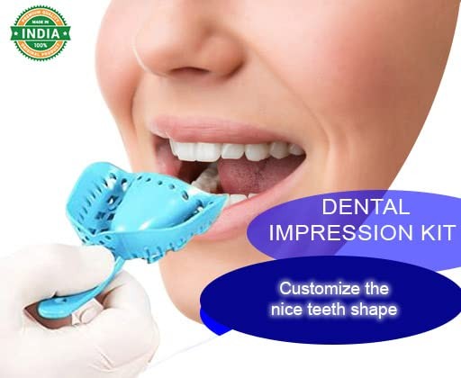 Dentosmile Autoclavable Dental Impression Trays Pack of 10 Pcs (Made in India)
