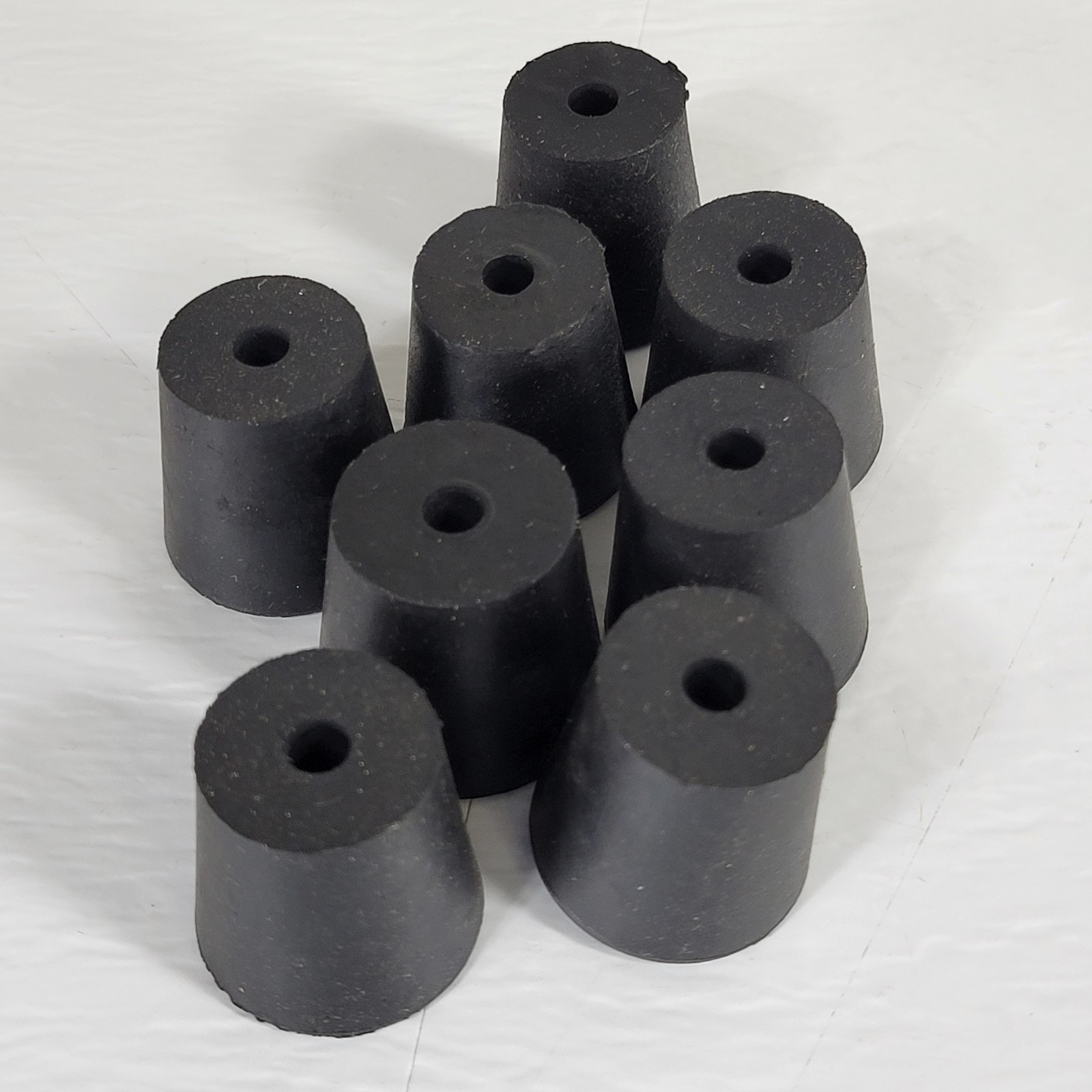 UNBRANDED Assorted Rubber Stops for Laboratory Glass Flasks, 43 Count Total