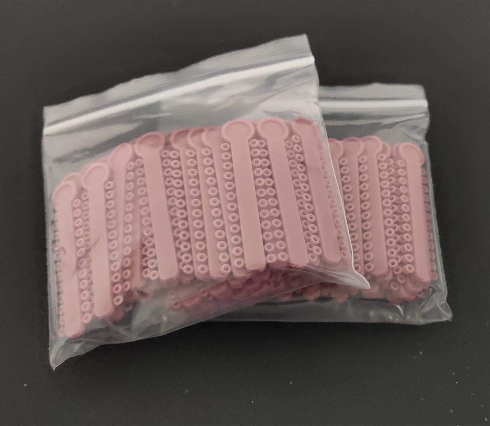 2 Packs Dental Elastic Ligature Ties Rubber Band Light Purple Color 1008Pcs/Pack