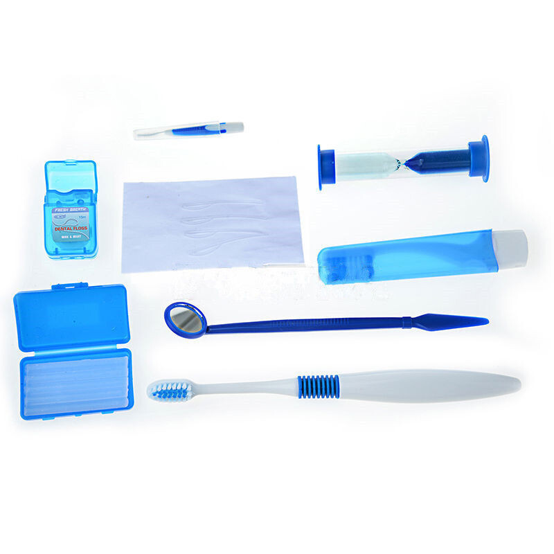 Dental Orthodontic Wax/Teeth Oral Care Orthodontic Kit Brush Floss Thread Mirror
