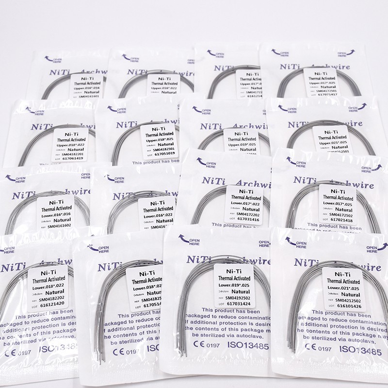 1-10 Pack Dental Orthodontic Niti Thermal Activated Round/Rectangular Arch Wire