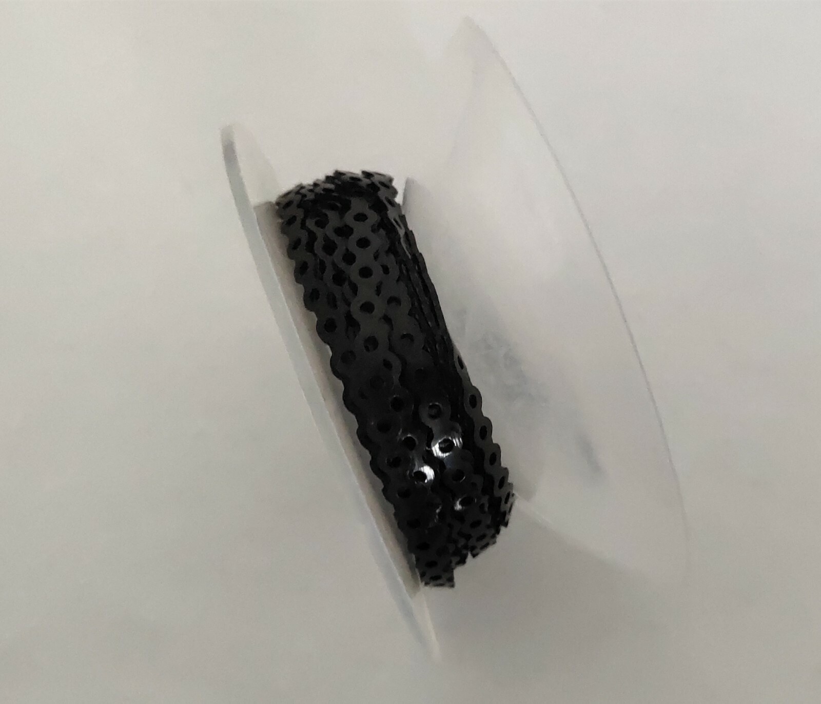 1 Pack Ligature Ties 1008Pcs &1 Pc Elastic Power Chain 15 Feet Short Black Color