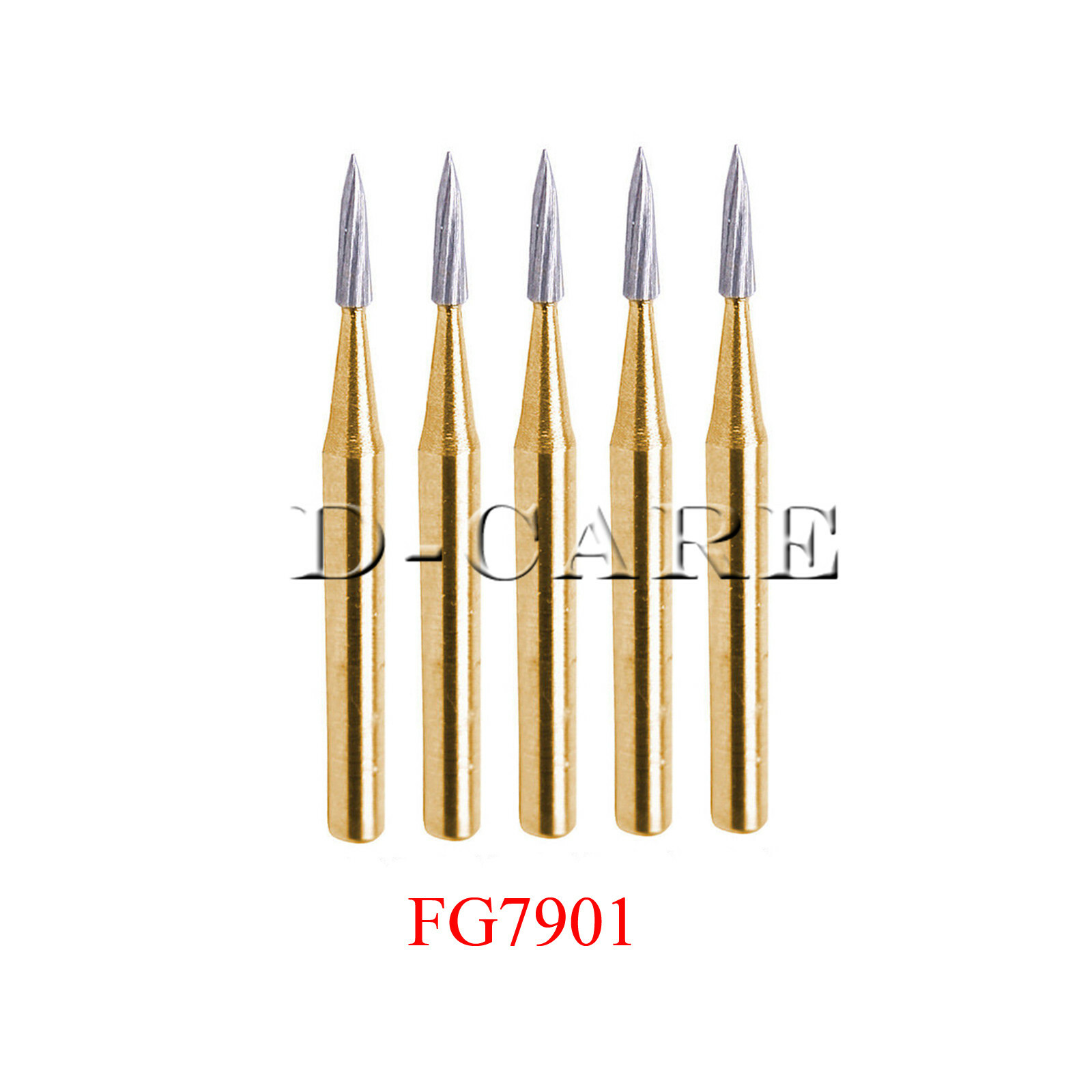 Dental Trimming & Finishing Carbide Burs DrillGold 7901/7803/7104/7404/7406/7906