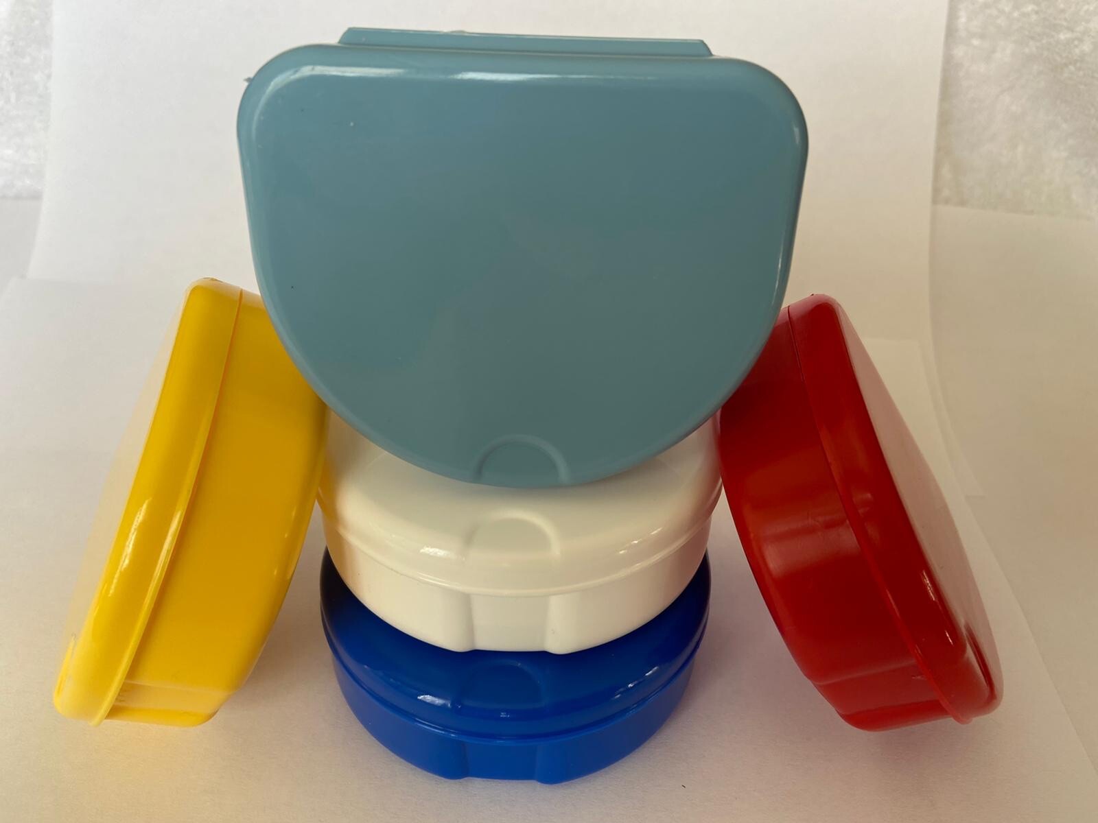 Dental Storage Case, Orthodontic Retainer Box Mouthguards Dentures, 1-pc
