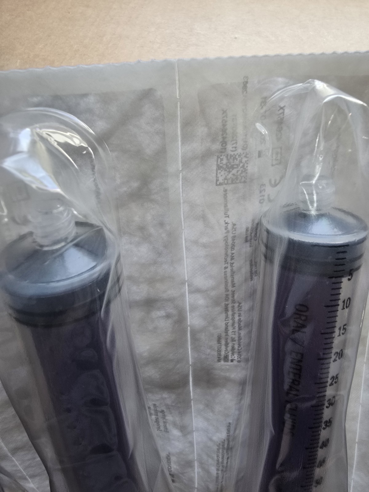 ⭐ Covidien Monoject ENFit 60 mL Enteral Syringe 460SE Lot of 10 Exp July 2029