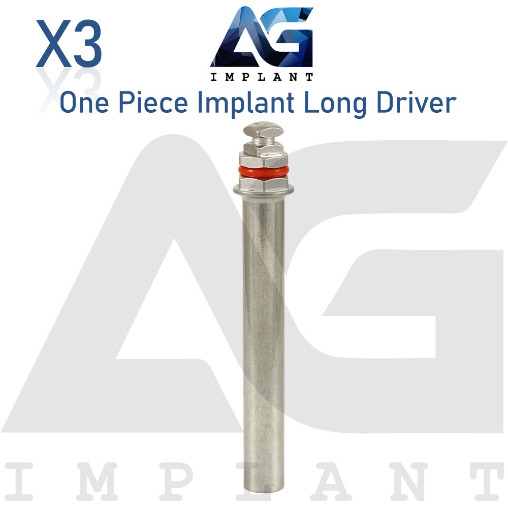 3 One Piece Long Driver Manual Screwdriver Sur gical Dental Instrument