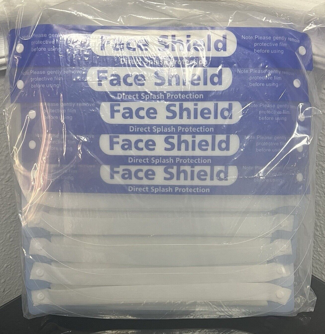 Full Face Shield Safety Mask; 100 Masks; Reusable & Anti Splash