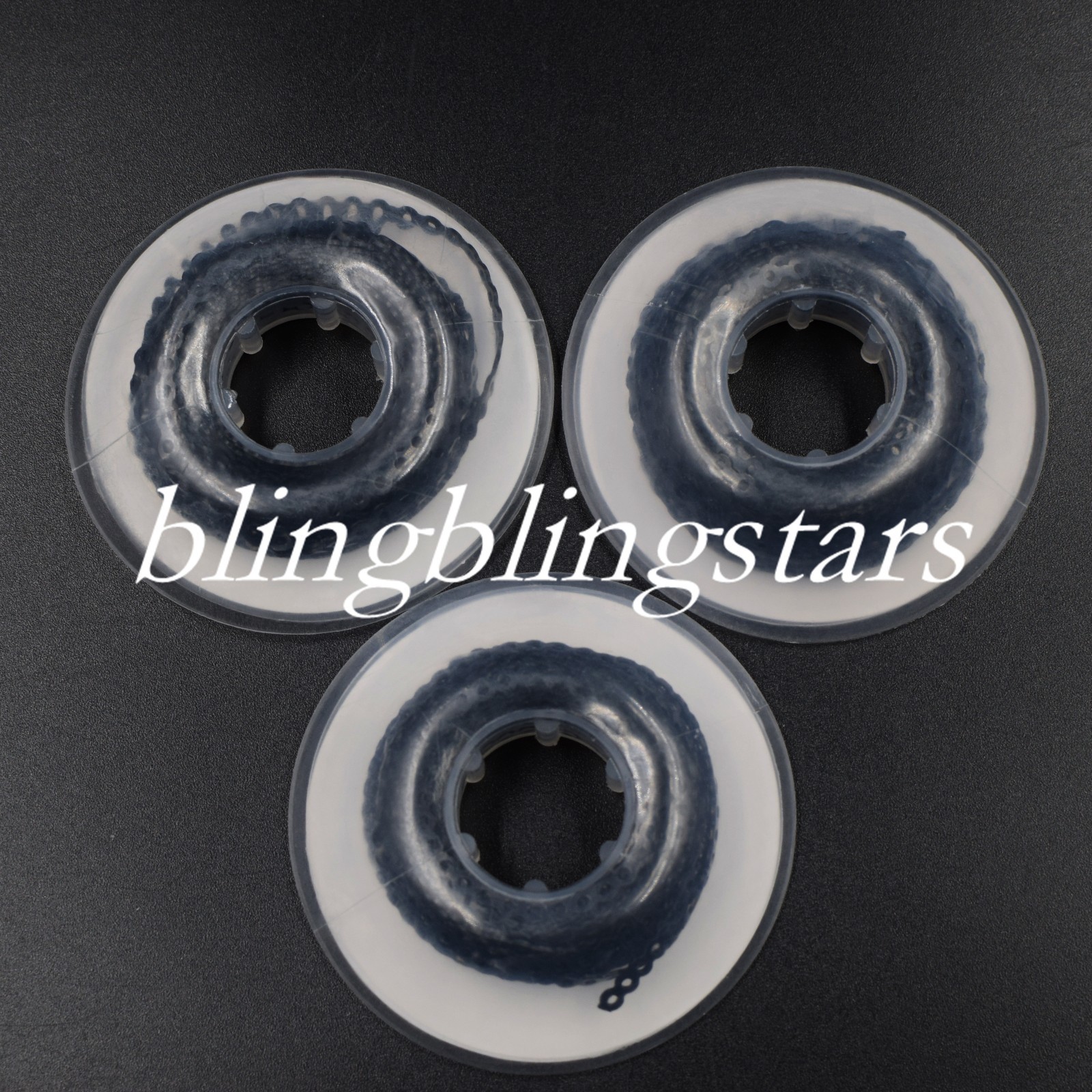 Dental Orthodontic Elastic Power Chain Rubber Band Long/Short/Continuous Black