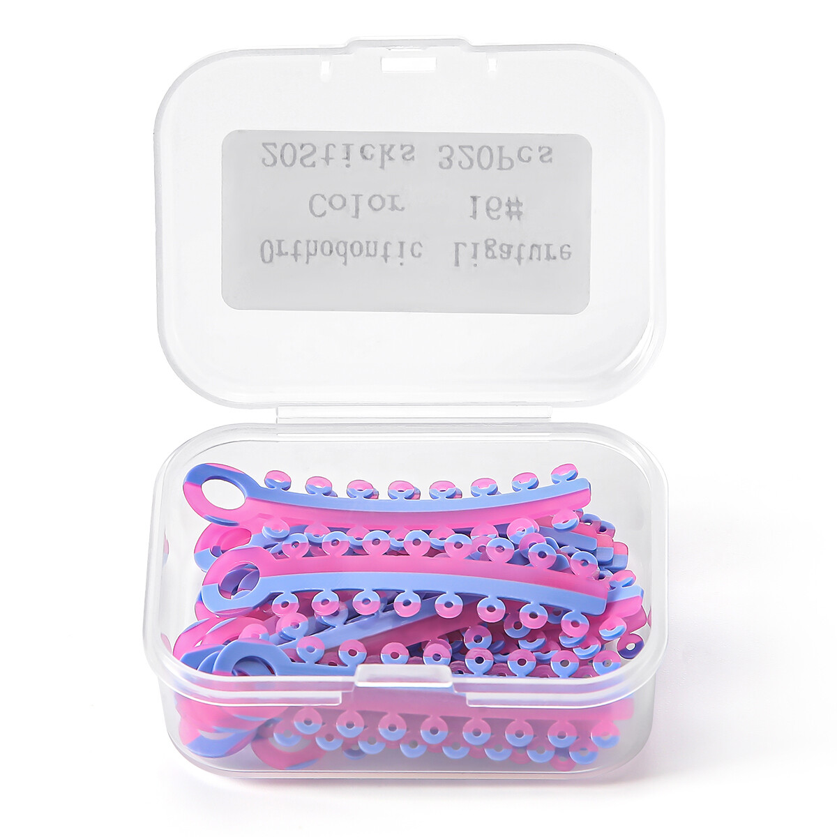 Dental Orthodontic Elastic Ligature Ties Rubber Bands Single/Double Color Brace