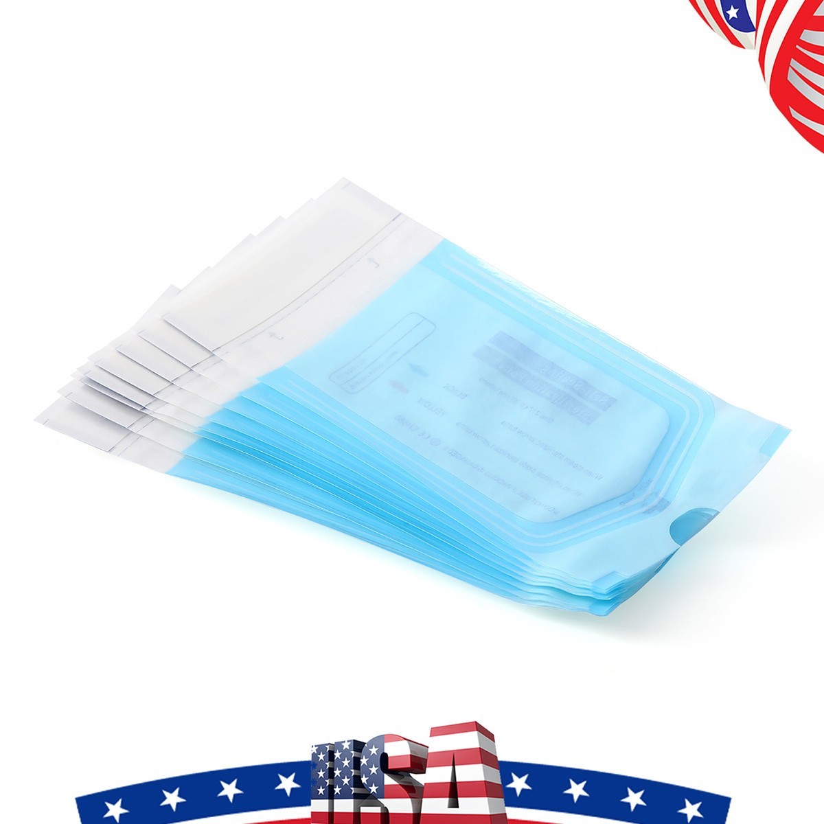 200pcs/Box Self-sealing Sterilization Autoclave Pouches Bags