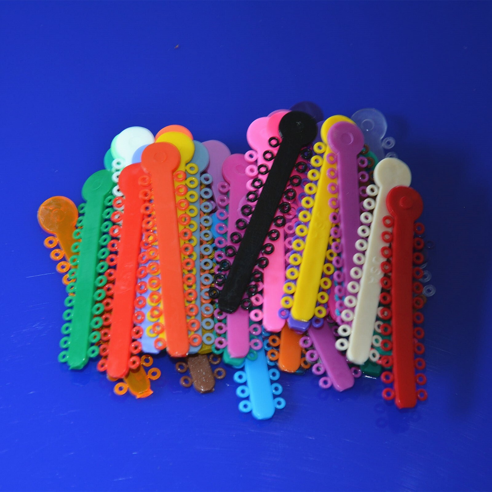 5 Packs Dental Elastics Ligature Ties Rubber Bands Mixed Color 1008Pcs/Pack