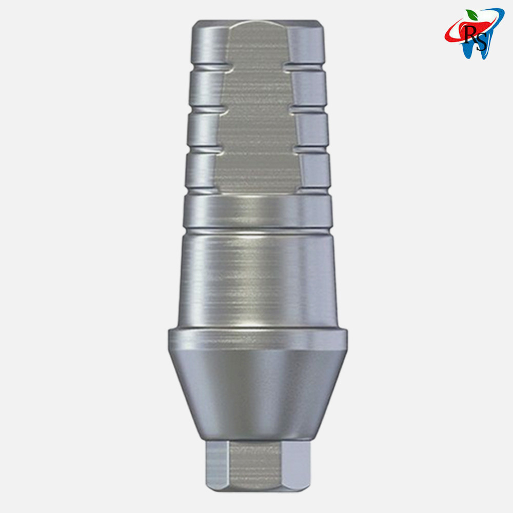 5x Dental Fixture Straight Shoulder Adapter Head Int Hex 2.42mm 1-4 Titanium