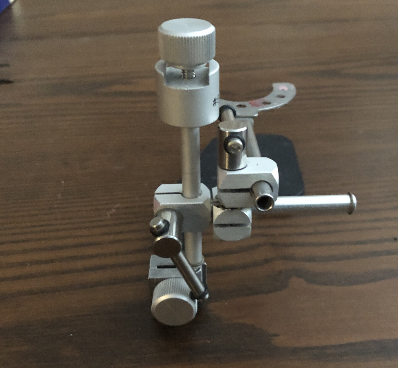 DENAR FACEBOW TRANSFER JIG TO DENTAL ARTICULATOR CAST. As Shown