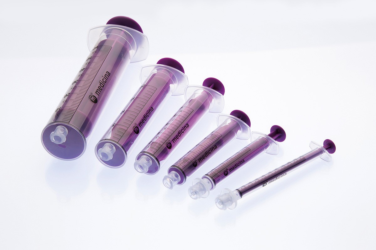ENFit® Disposable Enteral Sterile Syringe – 100ml 10-Pack Individually Packaged