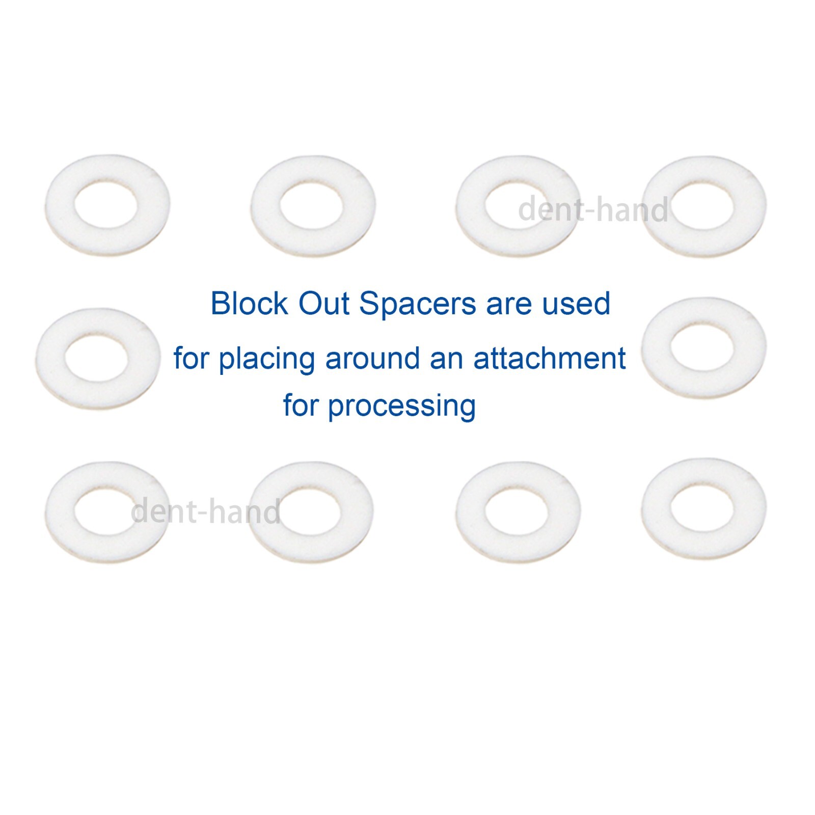 10 Pcs Dental Abutment Implant Strong Retentive Caps Inserts for Locat0r System