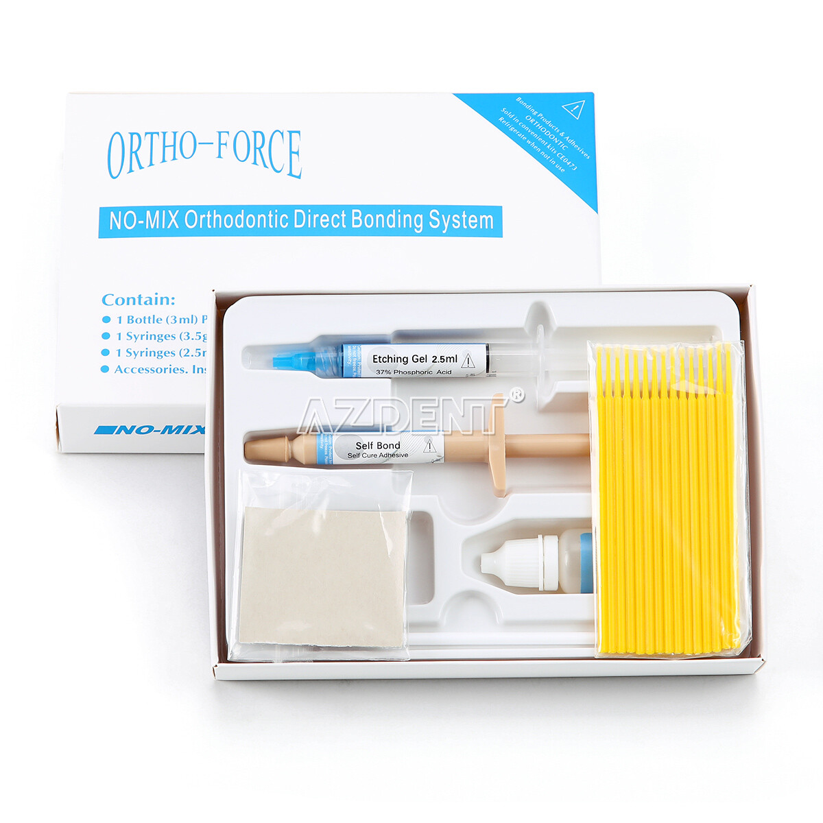 Dental Orthodontic Light Cure Adhesive Resin Bonding Curing Paste Medium Flow
