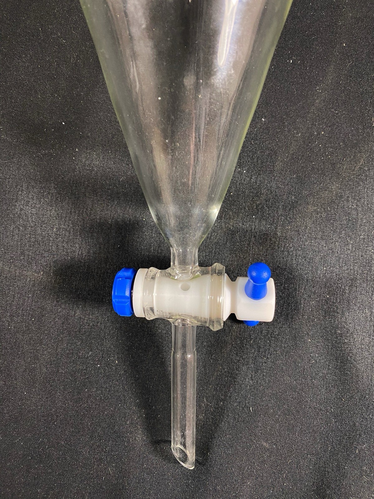 PYREX 1000mL Thick Wall Squibb Separatory Funnel Stopcock #27 Neck 6404-1L