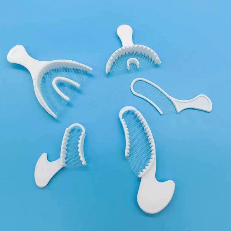 Dental Impression Bite Registration Triple Trays Disposable 35Pcs/Pack