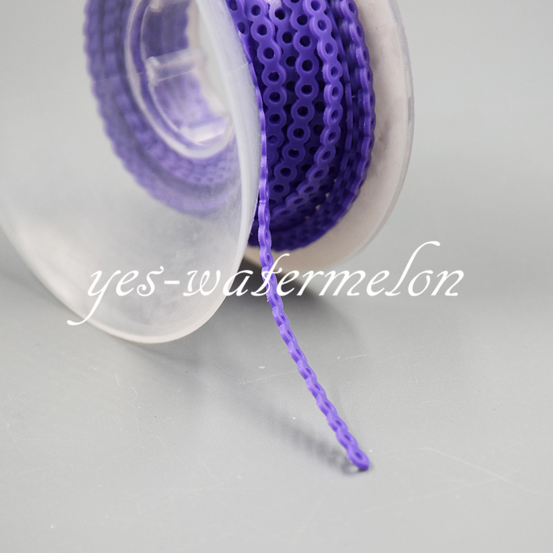 Dental Orthodontic Elastic Ultra Power Chain Rubber Band Long/Short/Continuous