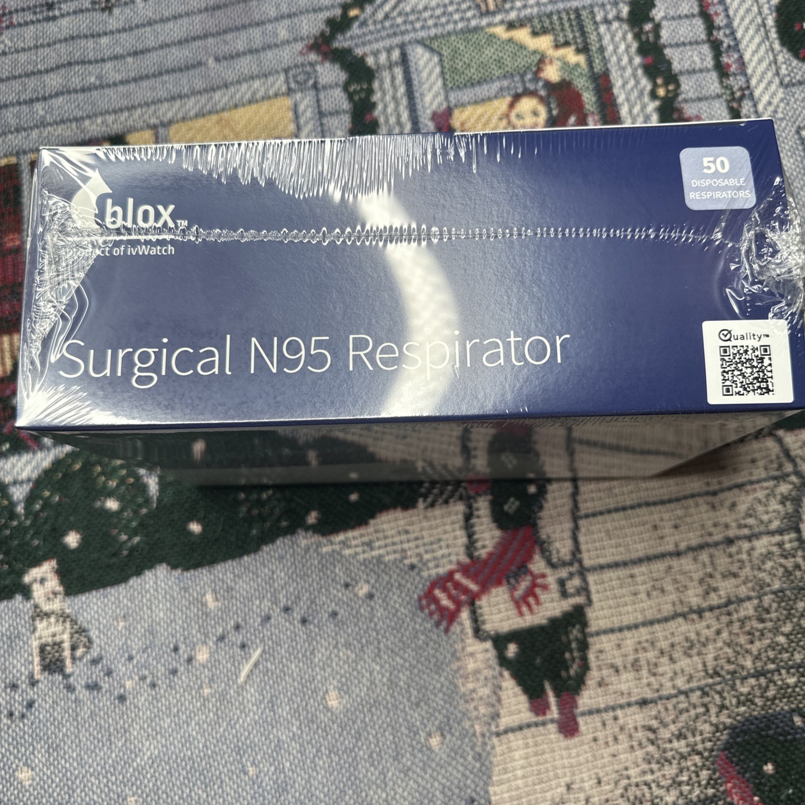 Blox Surgical N95 Respirator Disposable Mask (Box Of 50) Facemask